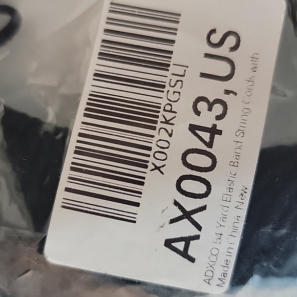 Crafts: elastic cotton cloth kit w/ cords - Picture 6 of 7